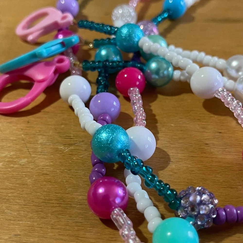Kids Mask Lanyard- Handmade - Mermaid #2